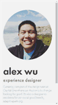 Mobile Screenshot of alex-wu.com